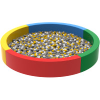 Бассейн сухой круглый 250 см HOP-HOP